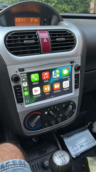 Autorádio Android 2DIN Compatível com Opel
