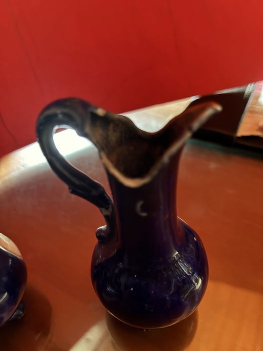 Conjunto de varias pecas em faianca