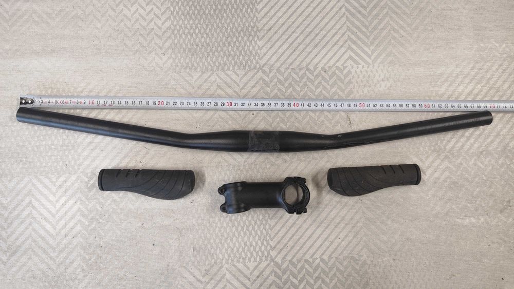 Kierownica aluminiowa 31,8mm + mostek