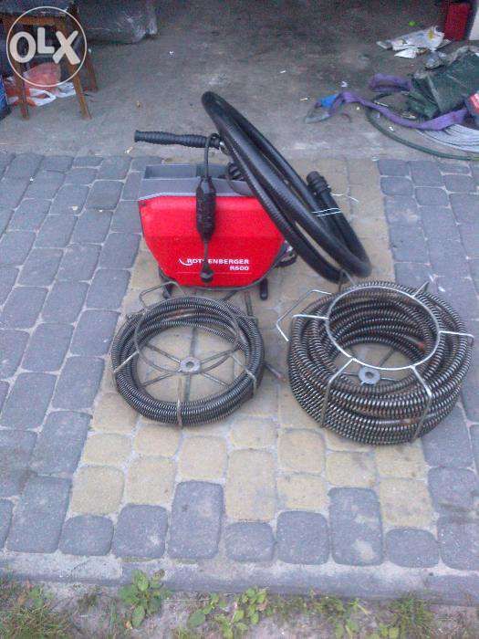 Hydraulik 24h warszawa udrażnianie rur  sprężyna elektryczna Wuko