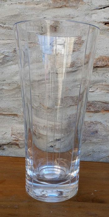 Vaso alto de cristal Transparente
