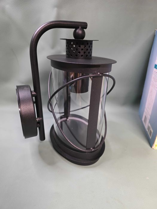 Lampa ścienna kinkiet zewnętrzny czarny Eglo Hilburn