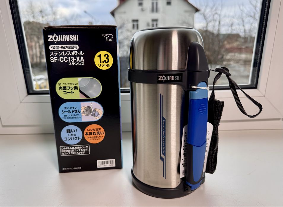 Японський Термос 1,3л, 1,5л, 2 л Zojirushi SF-CC13XA тепло до 12 годин