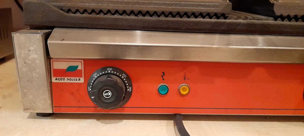 Grill kontaktowy Caterina – podwójny – STAN BARDZO DOBRY