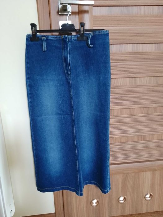 Spódnica długa jeans rozmiar 36