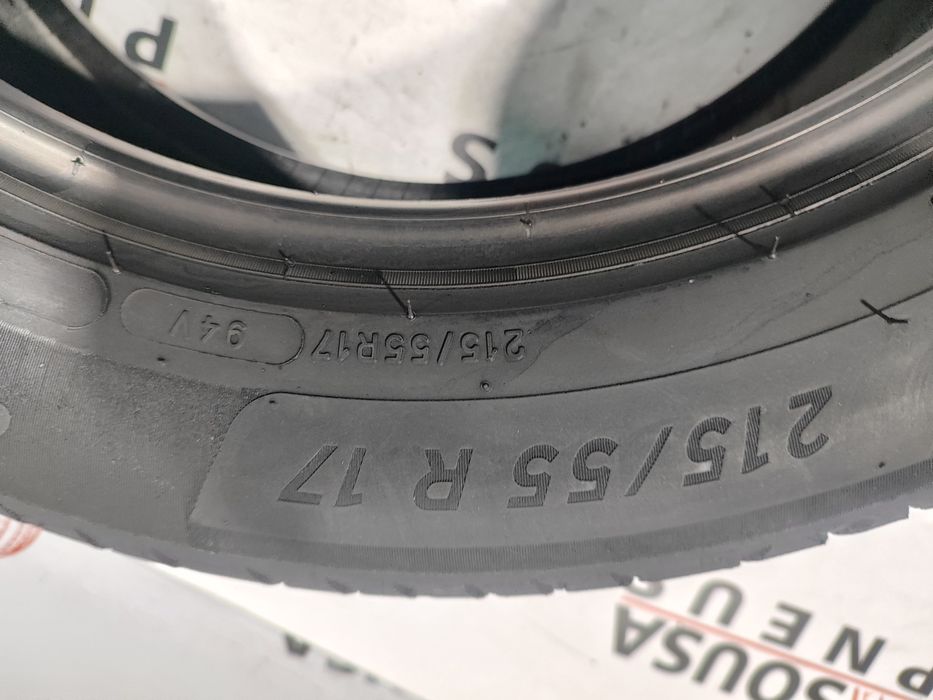 2 pneus semi novos 215-55R17 Michelin - Oferta dos Portes