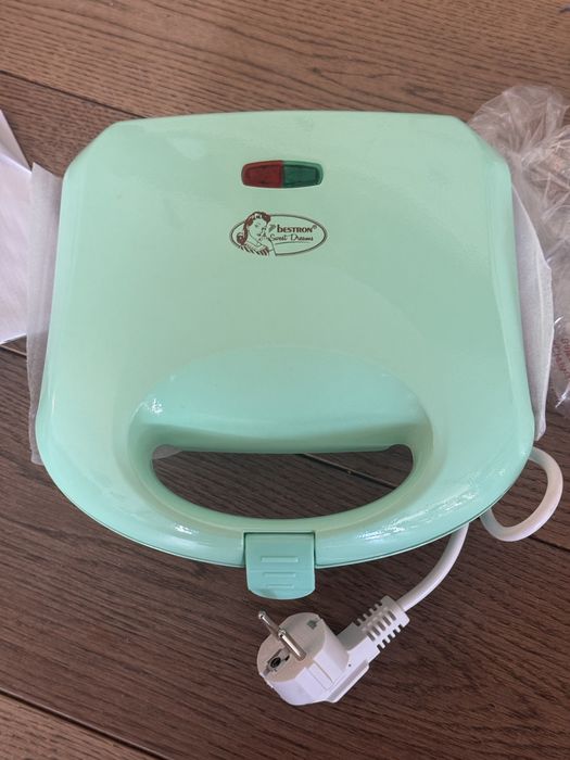 Bestiom Gofrownica w stylu retro nowa miętowa