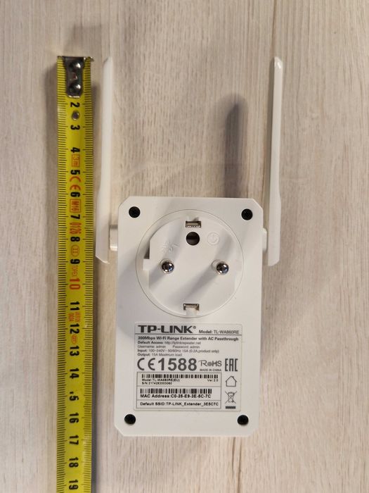 Wzmacniacz sieci bezprzewodowej / access point TP-LINK TL-WA860RE
