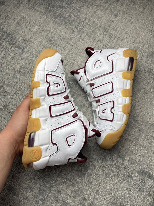 Nike Air More Uptempo 36.5 Burgund White *NOWE*