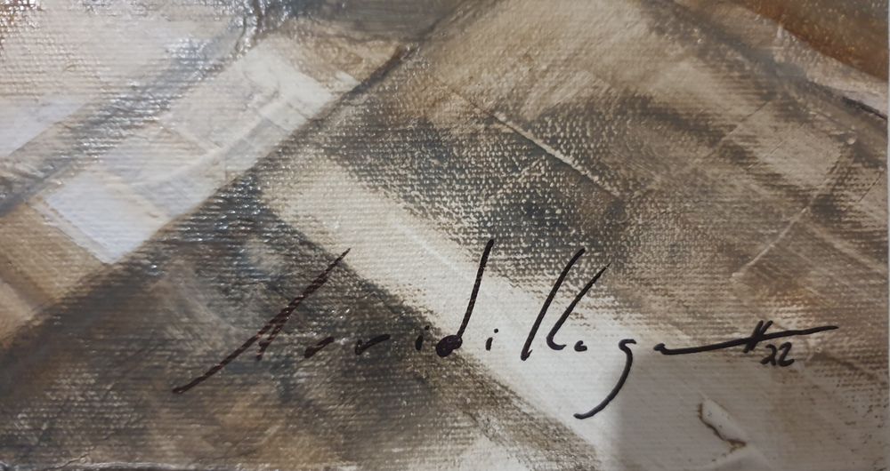 Pintura do artista Fernando Arribillaga "Nau Victória ..