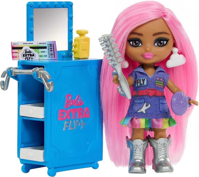 Розкішний рожевий літак -Барбі Екстра Флай Mattel Barbie Extra Fly - Luxury Pink Plane з міні-лялькою HPF72
