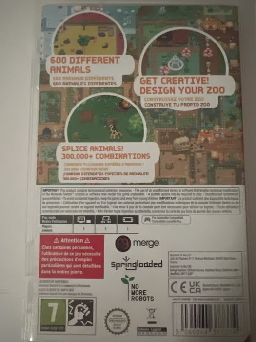Gra Let’s build a Zoo + DLC Dinosaur Island Wersja na Nintendo Switch