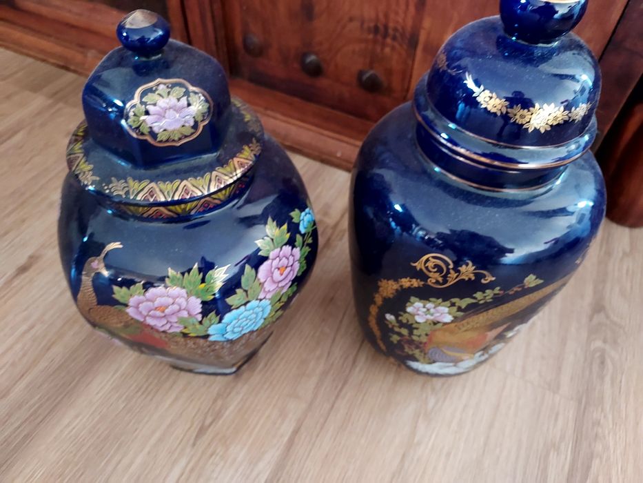 Jarros pintados à mão japonês