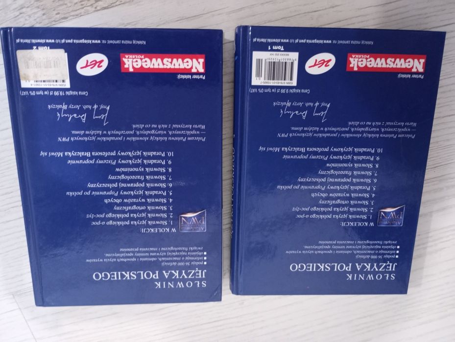 Slownik jezyka polskiego Tom 1 i 2 PWN