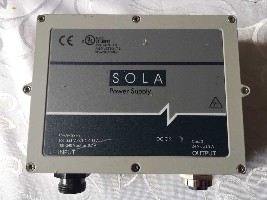 SOLA Power Supply, Zasilacz 24 V 3.8A
