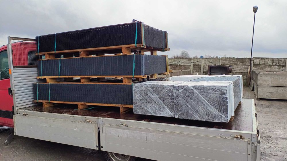 Ogrodzenie panelowe 3D 173 cm Śląsk montaż