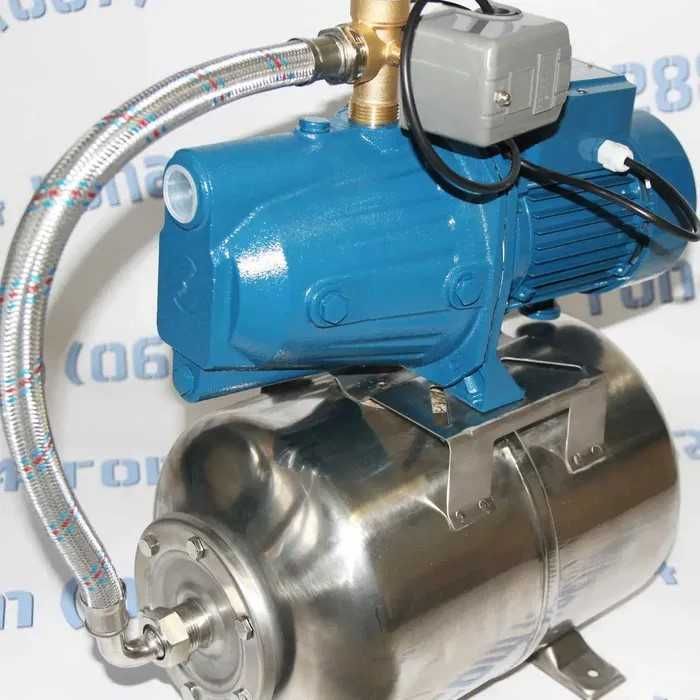 Насосна Станція 1,1 KW БАК Нержавійка Гидрофор Польський