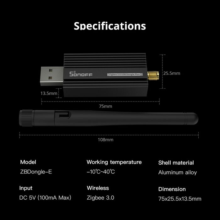 Sonoff ZB Dongle-E зигби-координатор