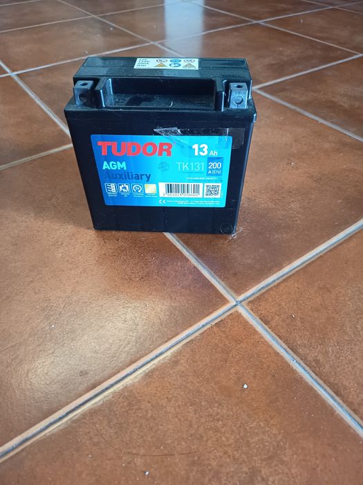 Bateria Auxiliar Tudor AGM TK131 12V 13Ah 200A (Nova )
