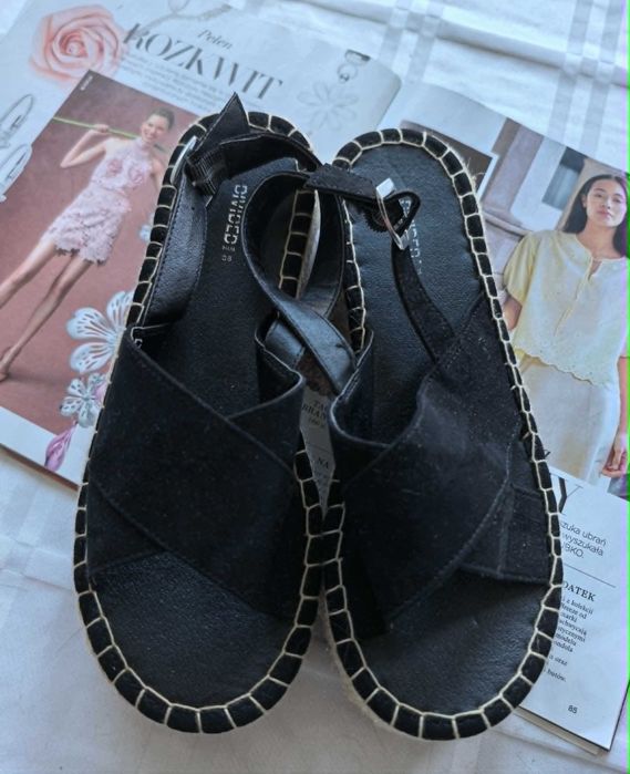 Viralowe damskie espadryle marki H&M  rozmiar 38