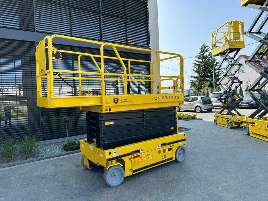 Podnośnik nożycowy nowy Gunter Grossmann, elektryczny 12m + 2 m