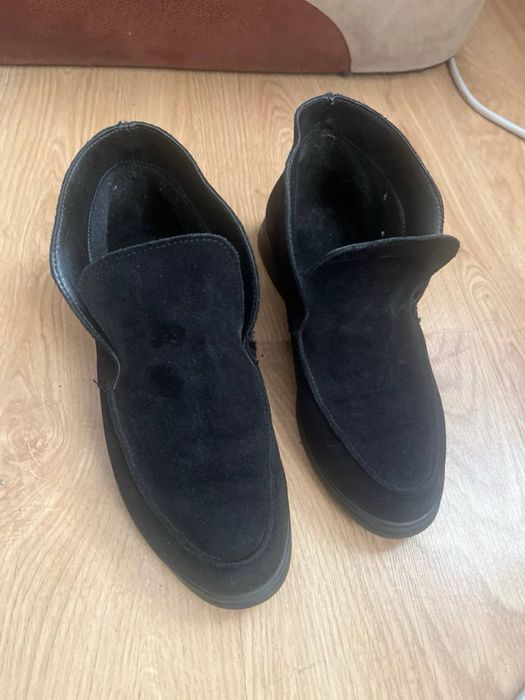 Натур замш лофери