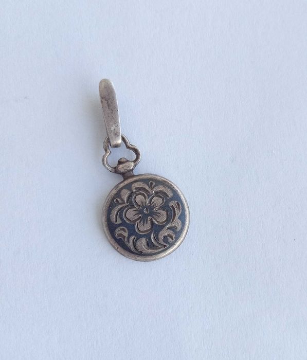 Вінтажний кулон підвіс Срібло 875 проба. Зірка. Чернь. СРСР