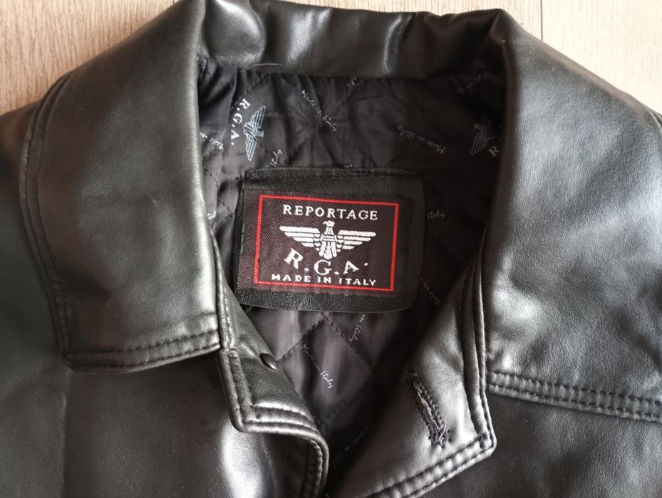 Kurtka męska skóra made italy XL