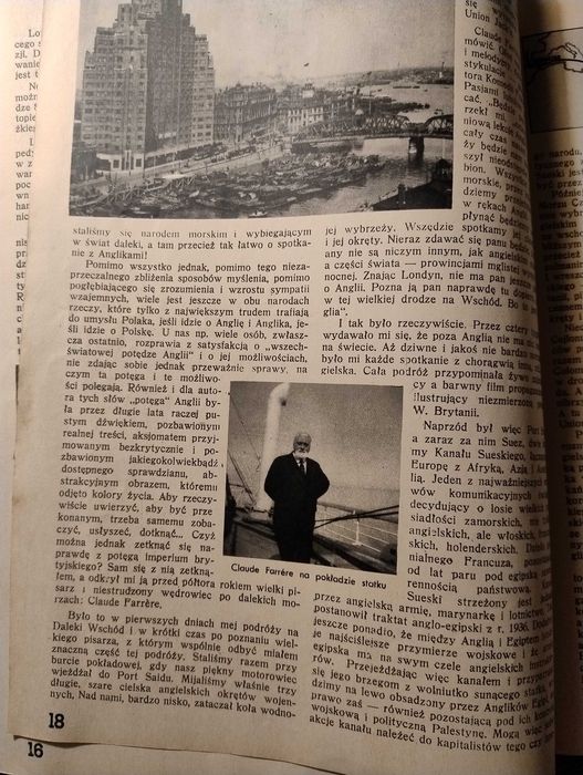 Czasopismo okresu międzywojennego pt "Morze i Kolonie"