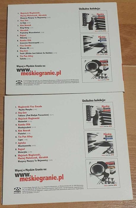 Męskie Granie 2009/2010 Waglewski, 2 płyty cd