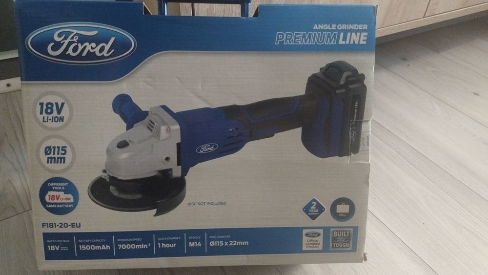 Nowa szlifierka kątowa flex Ford