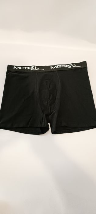 Merish Bokserki Męskie Bawełniane Czarne r. XXL Nowe
