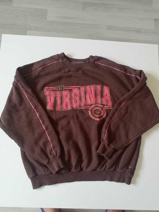 Pull & Bear Pacyfic Republic bluza damska przez głowę r S