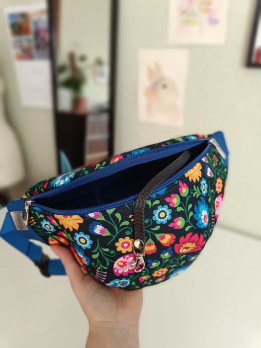 Duża nerka folk łowicka handmade