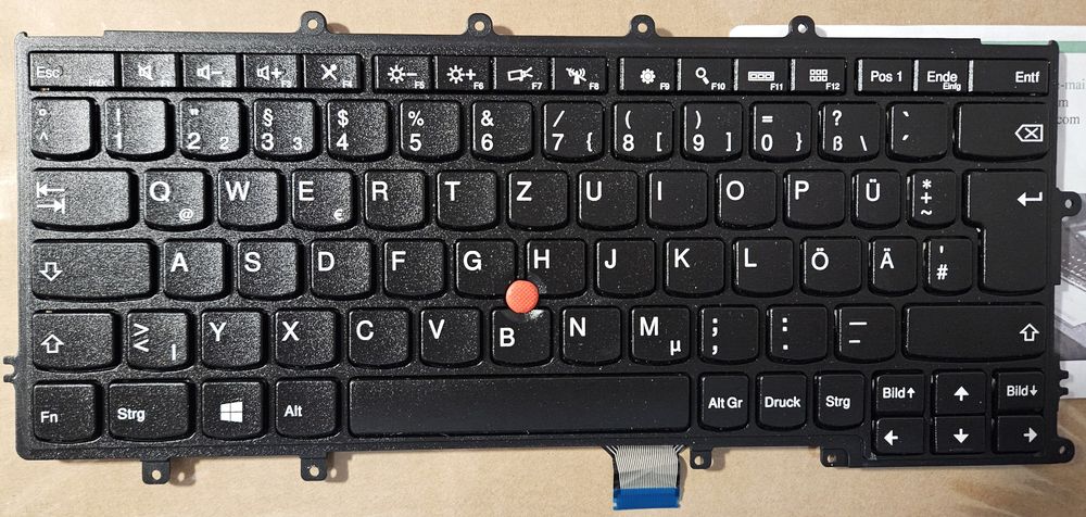 Zamienna Klawiatura Niemiecka do Lenovo Thinkpad X230s X240 X240S X240