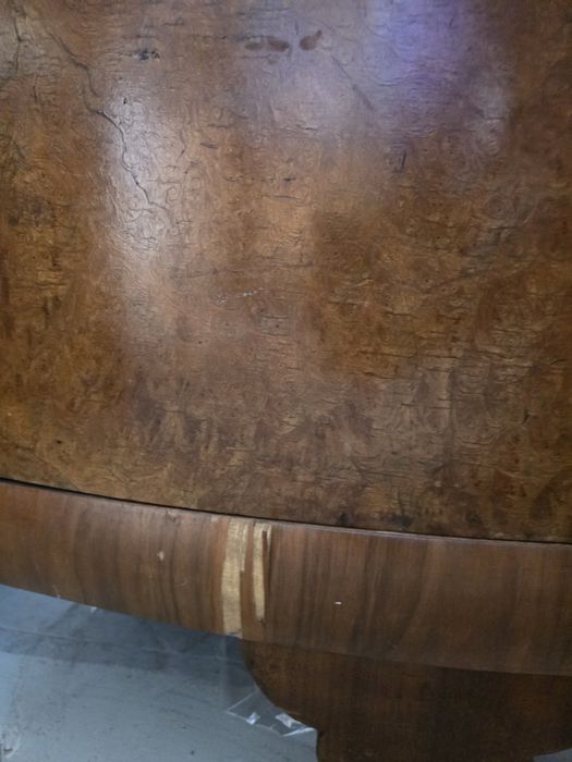 Rezerwacja. Witryna Art Deco / biblioteczka przeszklona – do renowacji