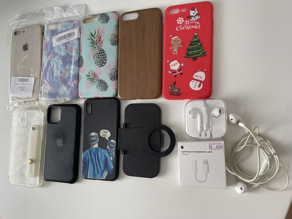 Чехол iPhone 12pro / 14pro / 15pro /наушники