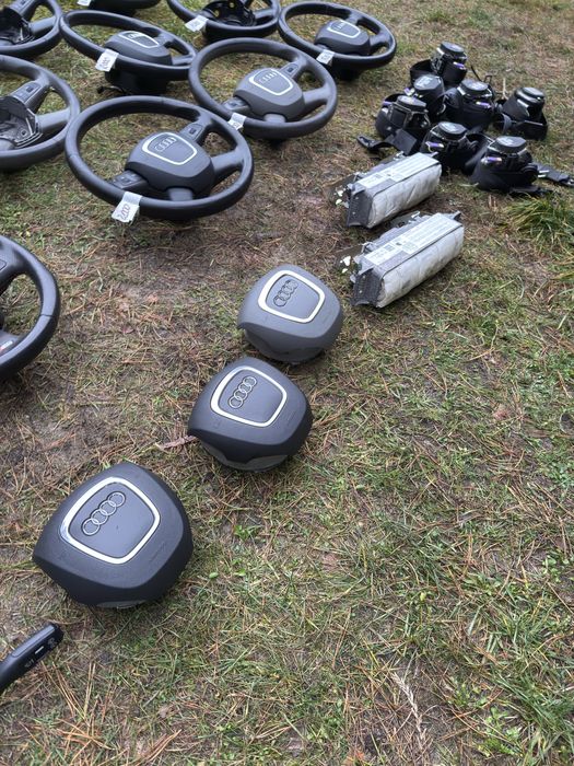 Кермо, руль, подушка керма, стрикоза, ремінь Ауді а6 с6, а4 б7, Q7 4L