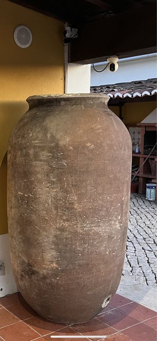 Talhas potes barro vinho azeite antigo