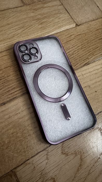 Case fioletowy iphone 11 pro nowy etui na telefon