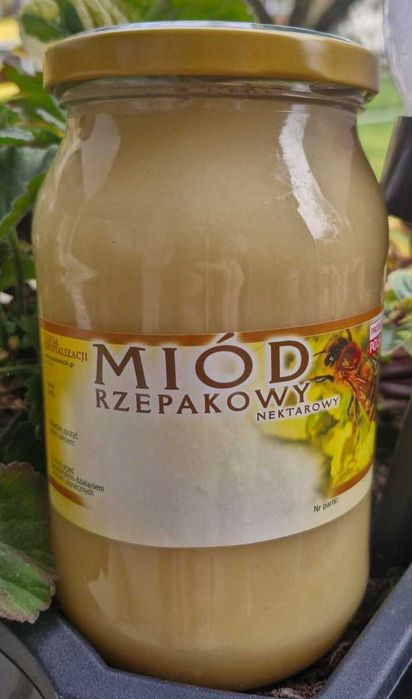 Miód z własnej pasieki WIELOKWIATOWY RZEPAKOWY