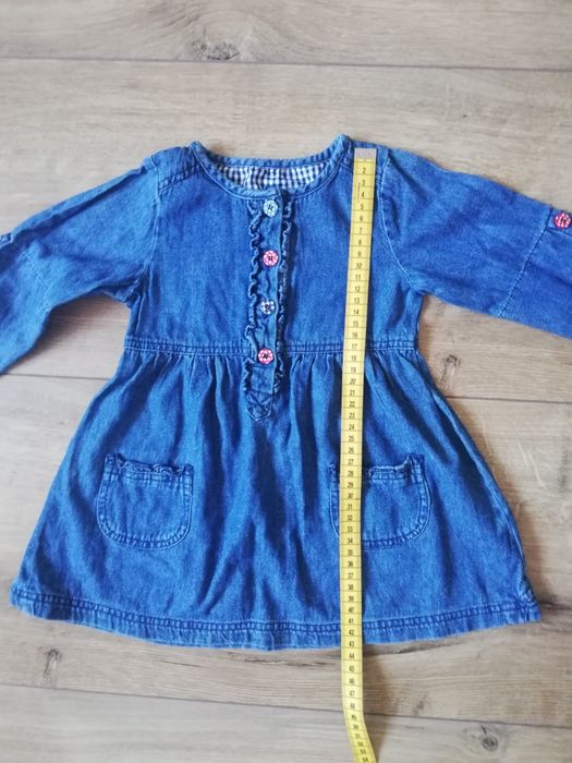 Sukienka jeans  roz 86