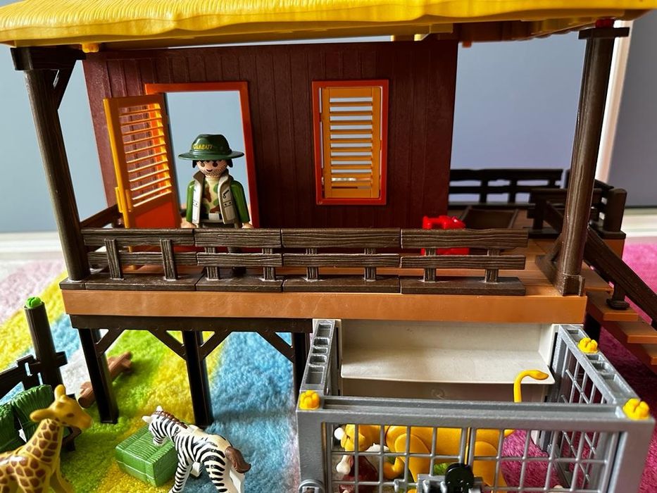 Playmobil4826Zagroda pielęgnacyjna dla dzikich unikat zwierząt lecznic