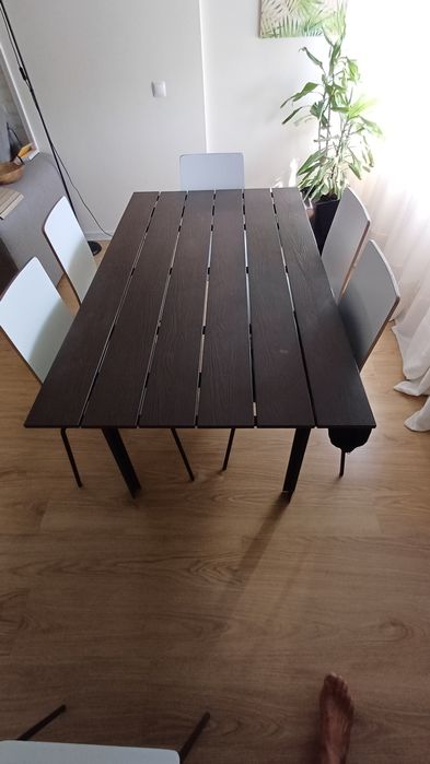 Mesa de sala marrom bom estado