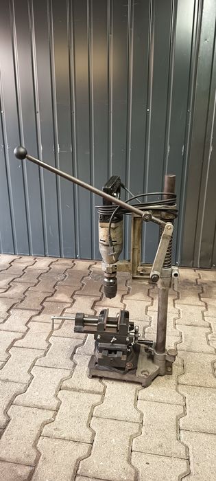 Wiertarka stołowa celma stojak imadło krzyżowe