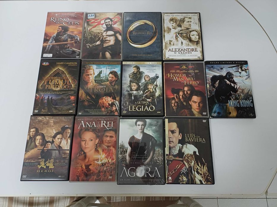 Historical Movie DVDs – 13 Original Units
