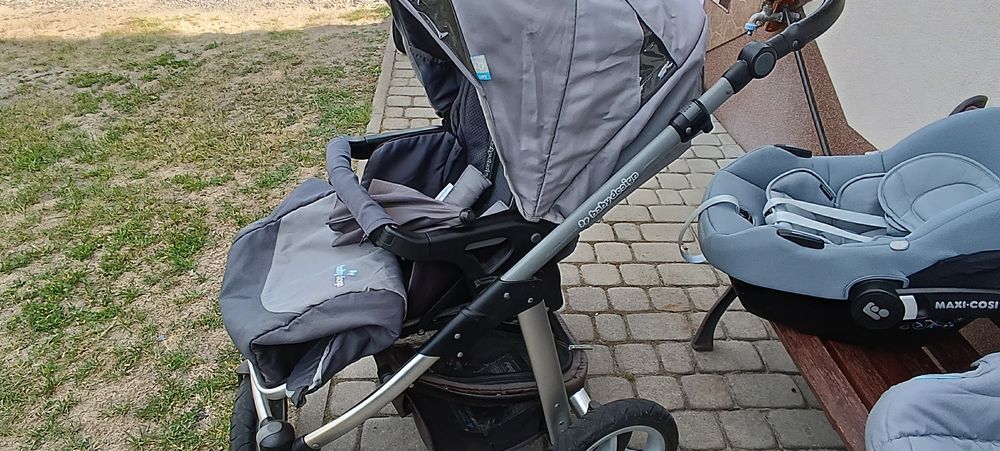 Wózek 3w1 BabyDesign z akcesoriami + fotelik Maxi Cosi