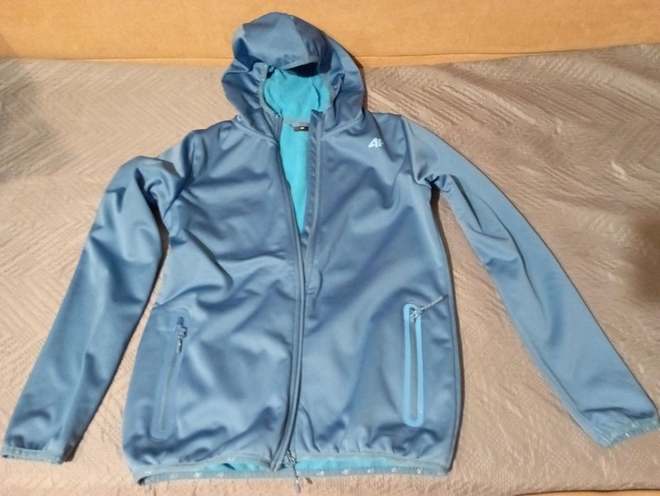 Kurtka Softshell 4f 164 niebieska