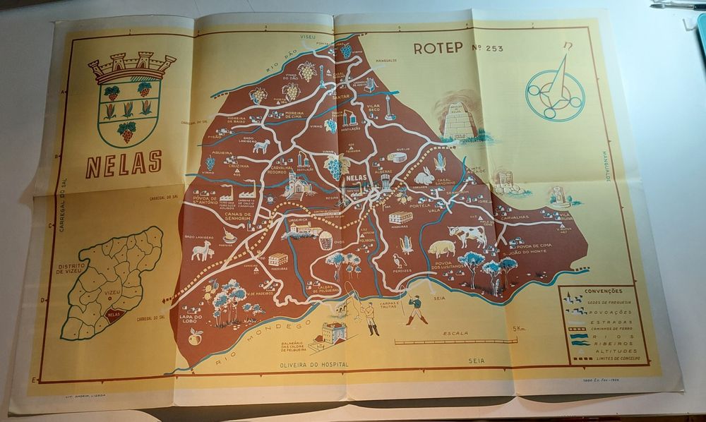 Nelas - Roteiro ROTEP | Incluí Mapa Desdobrável