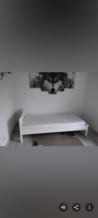 Łóżko młodzieżowe z materacem